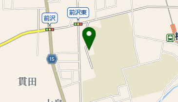 前沢公民館の地図画像
