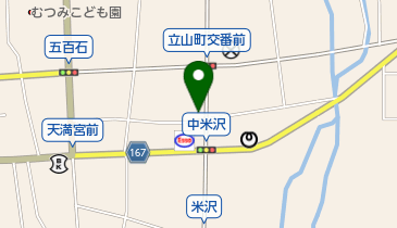 ビューティヨネサワの地図画像