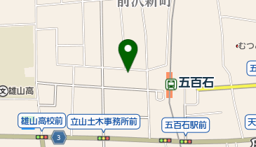 美容室マークの地図画像