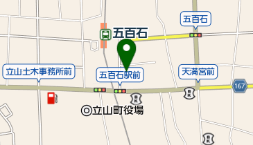 あとじ理容店の地図画像