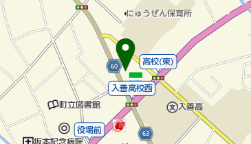 富山育英センター入善校の地図画像