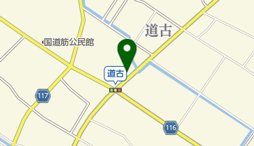 屋木呉服店の地図画像