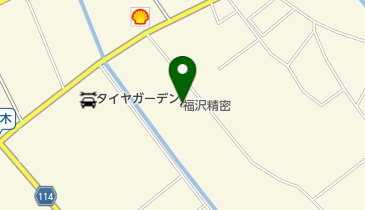 福沢精密工業株式会社の地図画像