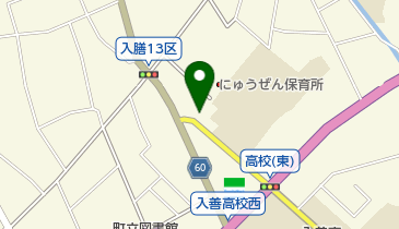 バーバーうえ田の地図画像