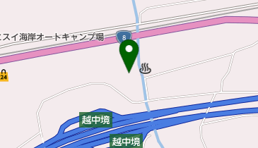 境鉱泉の地図画像