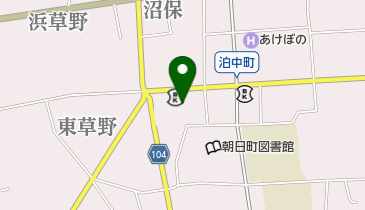 松屋洋品店の地図画像