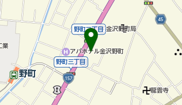 宮川サイクル野町店の地図画像