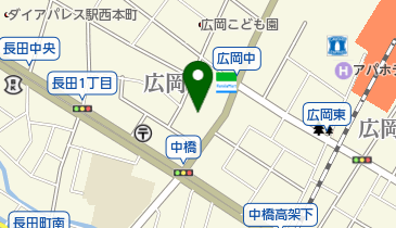 お年寄り地域福祉支援センター ひろおかの地図画像