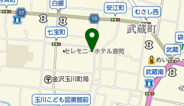 西川カメラD・P店の地図画像