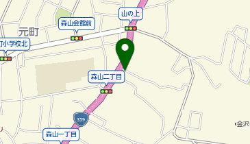 上野硝子店の地図画像