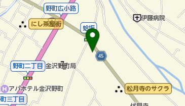 作田蒲鉾店の地図画像