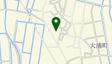 大浦町集会場の地図画像
