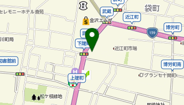 下堤町会館の地図画像