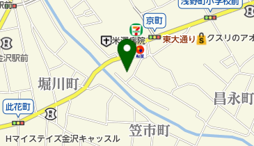 白山クラブの地図画像