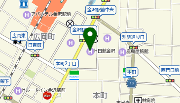 三機工業株式会社金沢営業所の地図画像