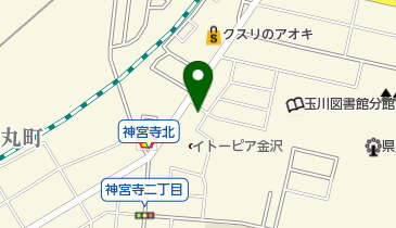 聖イエス会金沢教会の地図画像