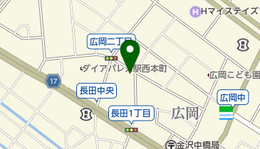 社団法人石川県柔道整復師会の地図画像