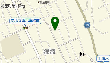 涌波会館の地図画像