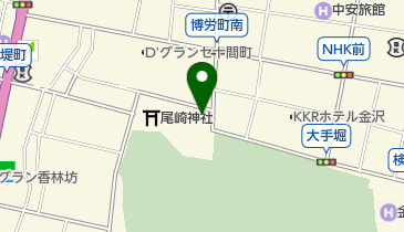 黒門前緑地の地図画像