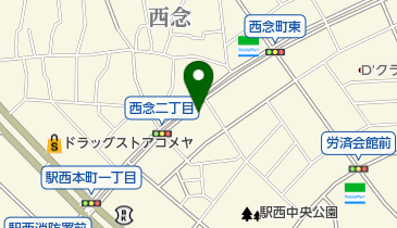 有限会社酒の西岡の地図画像