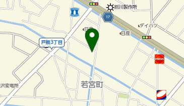 石川県自転車防犯登録協会の地図画像