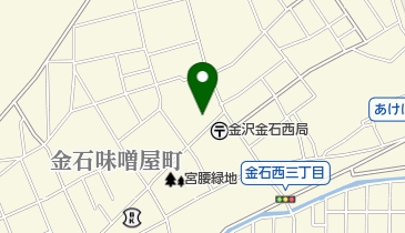 金石児童館の地図画像