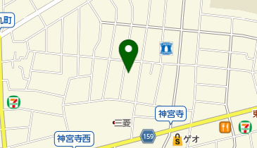 中自動車サービスの地図画像