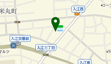 位守自動車鈑金塗装工場の地図画像