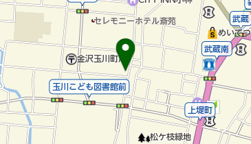 美術工芸なかのの地図画像