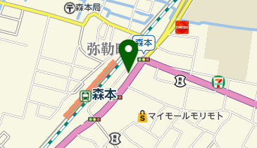 有限会社小西生花店の地図画像