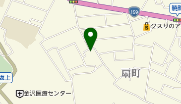 扇美容室の地図画像