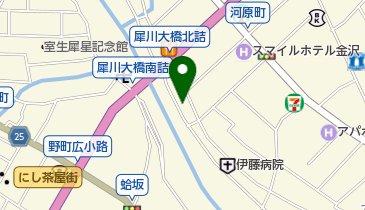 野崎美容室の地図画像