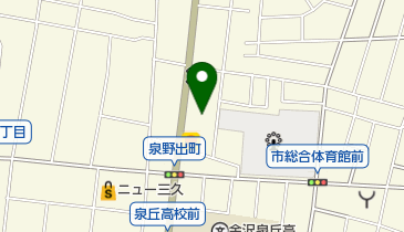 泉丘薬局の地図画像