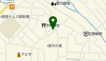 あわづ湯の地図画像