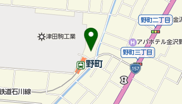 野町湯の地図画像