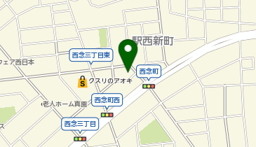 双葉湯の地図画像