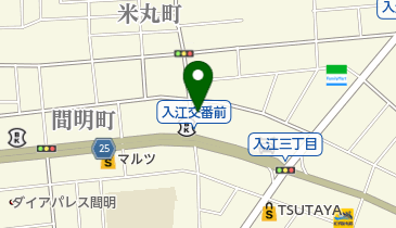 かわい理容店の地図画像