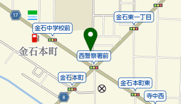 佐和理容の地図画像