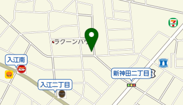 しまざき理容所の地図画像