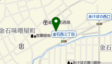 浜本理容店の地図画像