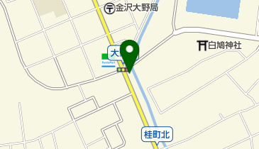 まつもと理容店の地図画像