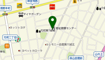 金沢市役所 市民センター 元町市民センターの地図画像