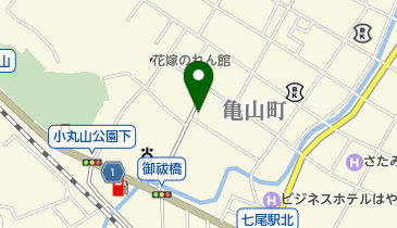 良川屋クリーニングの地図画像