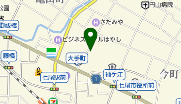 フクシマ靴店の地図画像