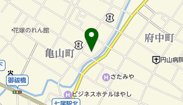 シモハラ時計宝石メガネ店の地図画像