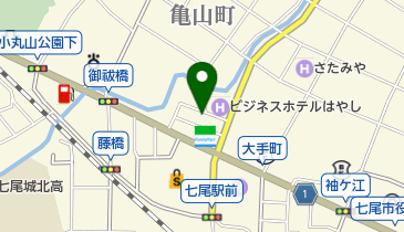 白山理容室の地図画像