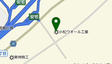 小松ウオール工業株式会社の地図画像
