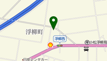 浮柳町公民館の地図画像