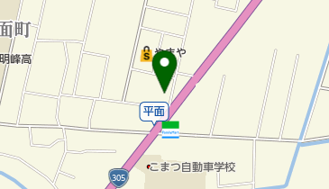 八木商店の地図画像