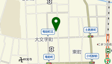 任田漆器店額縁部の地図画像